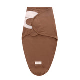 1 x RAW Customer Returns Miracle Baby Swaddle Blanket, Swaddle Wrap, Adjustable Soft Sleeping Bag, 100 Cotton suitable for both babies and toddlers 3-6 months, brownness  - RRP €9.98