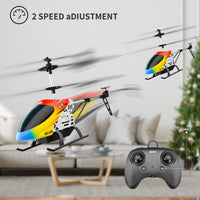 1 x RAW Customer Returns 4DRC M5 Indoor Remote Control Helicopter, Radio Control Helicopter Toys for Children, Mini Helicopter 3.5 Channel LED Light, 2 Batteries, Gift for Children and Beginners - RRP €36.17