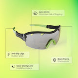 1 x RAW Customer Returns RayZor sports sunglasses for men and women - cycling glasses - running glasses - cricket glasses - hiking glasses - golf glasses - UV400 protection - polarized sunglasses for men and women -- RRP €17.51