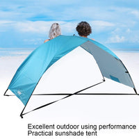 1 x RAW Customer Returns VBESTLIFE Sand Beach Tent Tent, Lightweight Folding Beach Awning for 2 People for Beach Holiday Use - RRP €36.47