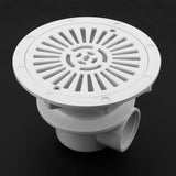 1 x RAW Customer Returns Ejoyous floor drain pool, round floor drain for finished and liner pools, anti-blocking swimming pool main drain, for pool maintenance accessories, pool maintenance parts, G2 water inlet - RRP €40.29