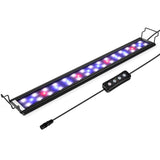 1 x RAW Customer Returns hygger 14W Aquarium LED Lighting, Aquarium LED Lamp with Timer, Dimmable, LED Aquarium Light with Adjustable Bracket for 41cm-61cm Aquarium Fish Tank Fish Plant White Blue Red Light  - RRP €31.99