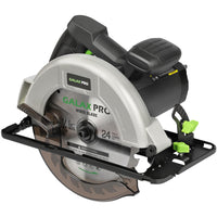 1 x RAW Customer Returns GALAX PRO Circular Saw, 1400W 5500RPM Electric Saw, Cut 62mm 90 , 42mm 45 , Blade 185mm, Metal Guide, Pure Copper Motor, Wood, Thin Metal, Plastic GP76321L - RRP €52.12