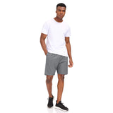 1 x RAW Customer Returns Men s Sports Shorts Quick Drying Shorts with Zipper Pockets Gray 3XL  - RRP €21.99