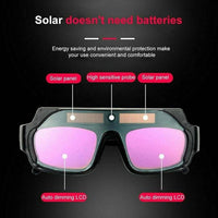 1 x RAW Customer Returns Uadme welding goggles, solar welding goggles with automatic darkening for argon arc welding, welding goggles welding mask welding helmet for TIG MIG ARC Cut, welder s privacy protection - RRP €19.86