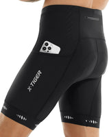 1 x RAW Customer Returns X-TIGER cycling shorts men with 5D seat pad, cycling shorts men breathable quick-drying cycling shorts with 3 pockets - RRP €32.99