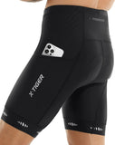 1 x RAW Customer Returns X-TIGER cycling shorts men with 5D seat pad, cycling shorts men breathable quick-drying cycling shorts with 3 pockets - RRP €32.45