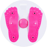 9 x Brand New Twist Board fitness, fitness waist twisting disk waist twisting disk hip trainer, hip trainer twisting disk, fitness twisting disk pink  - RRP €176.13