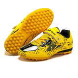 1 x RAW Customer Returns YisiNP Kids Unisex Lightweight Non-slip Summer Football Shoes Artificial Turf Football Shoes Size 28-39 Yellow 36 EU - RRP €58.8