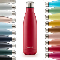 1 x RAW Customer Returns Blumtal drinking bottle stainless steel Charles - Thermos bottle 750 ml - BPA-free thermo drinking bottle cold warm - leak-proof drinking bottle metal - Thermos drinking bottle - Drinking bottle 750 ml - Red - RRP €16.63