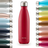 1 x RAW Customer Returns Blumtal drinking bottle stainless steel Charles - Thermos bottle 750 ml - BPA-free thermo drinking bottle cold warm - leak-proof drinking bottle metal - Thermos drinking bottle - Drinking bottle 750 ml - Red - RRP €16.63