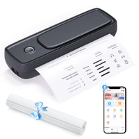 1 x RAW Customer Returns Bisofice L81 Mobile Portable Printer Bluetooth Thermal Printer A4 Mobile Printer A4 Small Compact Portable Printer Support Thermal Paper A4, Compatible with Android iOS Mac - RRP €118.02