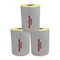 1 x RAW Customer Returns Thermal label 100x60 mm Zebra labels - Thermal label roll - 3 rolls 1,500 labels per roll - thermal labels - address label - RRP €40.81