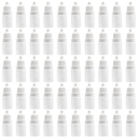 1 x RAW Customer Returns LONHCHI Set of 50 Empty Dropper Vials, 5ml, Refillable and Portable Liquid Bottles, with Removable Cap for Eye Drops Laboratory Liquid - RRP €10.42