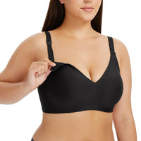 5 x RAW Customer Returns HBselect Womens Wireless Bra Womens One Smooth U Underwire Bra Black XXL - RRP €124.95