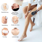 1 x RAW Customer Returns Cellulite Massager - Body Sculpture Machine, Electric Handheld Deep Tissue Full Body Massager with 8 Massage Attachments, Body Massager for Stomach, Waist, Buttocks, Arms, Legs - RRP €79.99