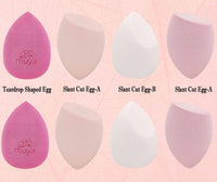 1 x RAW Customer Returns Makeup Sponges, 8 Pack Foundation Various Shapes High Quality Fine Sponge Wet and Dry Latex Free Suitable for Foundation, Blush, BB Cream, Sunscreen Pink Clear Box  - RRP €10.07