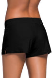 1 x RAW Customer Returns Tmaza Women s Adjustable Drawstring Quick Dry Swim Shorts Size S - 3XL, Black, 40 DE 42 DE - RRP €14.6