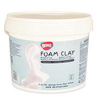 1 x RAW Customer Returns BOHS Foam Modeling Clay - White, Air Dry - for Arts, Crafts, Faux Baking, Slime - 1.36kg, 3  - RRP €31.06