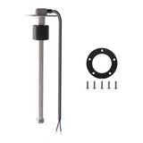 1 x RAW Customer Returns KAOLALI Fuel Level Sensor, Fuel Sender Unit Stainless Steel Fuel Sending Unit Water Level Indicator Sensor for Boats 5 Hole Fuel and Water Gauge 150mm - RRP €27.22