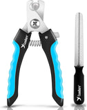 1 x RAW Customer Returns Candure Professional Claw Scissors for Dogs and Cats with Nail File Stainless Steel Claw Pliers High Quality Claw Care Cutter for Pets Nail Clippers Large With Safety Protection 6 Inch - RRP €9.95