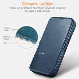 1 x RAW Customer Returns ICARER Leather Case for iPhone 14 Plus 2022, Genuine Leather Case Bag Cell Phone Case with Card Slot Magnetic Flip Wallet Compatible with Mag-Safe and Wireless Charging for iPhone 14 Plus 6.7-Blue - RRP €39.99