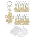 1 x RAW Customer Returns Ocnvlia 20 pieces wooden baptism keychains for boys or girls - RRP €30.0