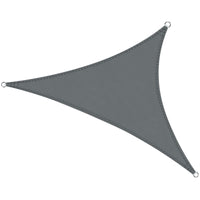 1 x RAW Customer Returns Cool Area Triangular Shade Sail Awning 3x3x3m Waterproof UV Protection Windproof, Suitable for Patio Garden, Terrace, Outdoors, Anthracite Grey Color - RRP €19.15