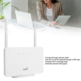 1 x RAW Customer Returns 4G WiFi Router Mobile Portable Wireless 1WAN 2LAN Port, Support 32 Users at the Same Time, Support SIM Card for Winnings, for Home Office-White EU Plug  - RRP €21.6