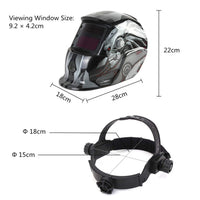 1 x RAW Customer Returns LESOLEIL Auto Darkening Welding Mask, Adjustable Automatic Welder Helmet Solar TIG Mig MAG Arc Welding Mask with 2 Replaceable Lenses and 2 Sensors - RRP €45.53