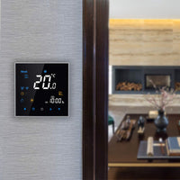 1 x RAW Customer Returns BecaSmart Series 3000 3A LCD Touchscreen Boiler Heating Intelligent Programming Control Thermostat with WiFi Connection Boiler Heating, Black WiFi  - RRP €62.52