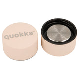 1 x RAW Customer Returns Quokka THERMOS BOTTLE STAINLESS STEEL FULL RUBBER SAND 510 ML - RRP €20.4