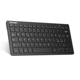 1 x RAW Customer Returns TECKNET Wireless PC keyboard without cable for Windows 10 8 7 Vista XP and Android Smart TV - RRP €25.99