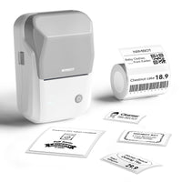 1 x RAW Customer Returns NIIMBOT B1 Label Printer with 1 Roll of Starter Tape, Bluetooth Self-Adhesive Labeling Machine, Labeling Machine Print Size 20-50mm Compatible with iOS and Android for Home, Office Grey  - RRP €36.29