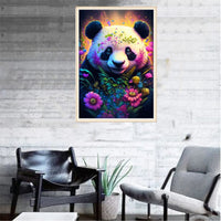 15 x Brand New 5D Diamond Art Painting Kit, Diamond Painting Pictures Set, Diamond Painting Rhinestone Embroidery Painting Painting Set for Adults, Children, Home, Wall Decorations Panda  - RRP €90.6