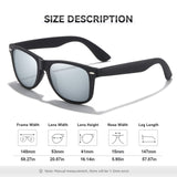 1 x Brand New Occhsouo Sunglasses Men s Polarized Women s Glasses Rectangular Sunglasses for Men UV400 Protection Black Sunglasses Vintage Style Polarized Sunglasses for Driving - RRP €22.37