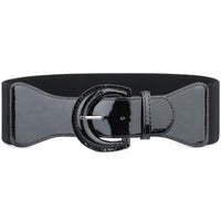 1 x Brand New JasGood Women s Stretchy Belt for Dress Vintage Wide Elastic Waist Belt Fashion Waistband - RRP €13.7