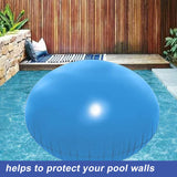 1 x RAW Customer Returns Rectangular Winter Pool Cushion 4 4ft, Winter Pool Cushion, Pool Cover to Prevent Winter Leaves, Blue Air Cushion Tarps to Cover Pools Winter Pool Cover 1 Piece  - RRP €24.0