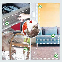 4 x Brand New Cat scratch protection, 10 pieces transparent cat scratch protection film, sofa scratch protection pad, anti-scratch film for sofa, wall, door and furniture - RRP €81.6