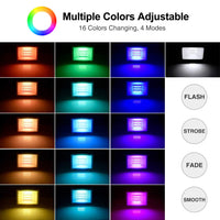 1 x RAW Customer Returns 100W RGB LED Spotlight with Memory Function, Waterproof IP67 Outdoor LED Projector with Remote Control, 16 Colors 4 RGB Modes Outdoor LED Spotlight for Garden, Party, Christmas, Ceiling - RRP €32.99