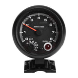 1 x RAW Customer Returns Jadeshay Car Tachometer, Universal 12V 0-8000 RPM Rev Counter Car Tachometer Gauge Tacho Meter LED Shift Light - RRP €33.53