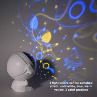 4 x Brand New Astronaut LED Galaxy Projector Starry Sky Night Light, Astronaut Projector with 3 Projection Themes, 8 Music and 4 Light Modes for Bedroom and Ceiling Projector Adults Gifts Christmas - RRP €81.6