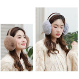 9 x Brand New WOIRROIP Winter Ear Warmers, Winter Earmuffs, Foldable Removable Washable Plush Earmuffs, Warm Cold Protection, Cold Winter Accessories, Outdoor Ear Cups Kakhi, One Size  - RRP €117.9