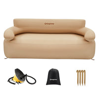 1 x RAW Customer Returns KingCamp Inflatable Sofa Outdoor Camping Air Sofa Camping Sofa with Back Armrest Inflatable Couch Camping for Indoor, Outdoor, Party, Travel, Beach - RRP €163.28