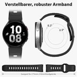 1 x RAW Customer Returns No Gap Hard Bracelet - Compatible with Samsung Galaxy Watch 7 6 5 4 44mm 40mm 6 Classic 47mm 43mm 5 Pro 45mm 4 Classic 46mm 42mm, Adjustable Silicone Replacement Band Grey Green  - RRP €21.6