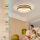 1 x RAW Customer Returns Sky angle ceiling light with remote control, LED ceiling light dimmable 4000LM 48W, modern living room lamp 3000-6000K, ceiling lamp LED for living room bedroom kitchen balcony, gray - RRP €110.92