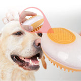 2 x Brand New SSyang Dog Massage Brush Dog Grooming Brush Cha Pet Bath Brush Silicone Pet Brush for Dogs Cats Short and Long Hair - RRP €31.2