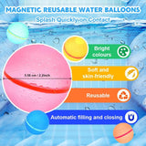 18 x Brand New 10PCS Magnetic Reusable Water Bomb Self-Sealing Water Bomb Quick Filling Reusable Water Balloons Garden and Beach Summer Pool Party for Kid and Adult - RRP €345.6