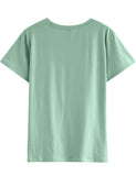 1 x RAW Customer Returns Dresswel Women s Bee Short Sleeve Round Neck T-Shirt Olive XL - RRP €24.0