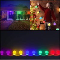 1 x RAW Customer Returns Aiwerttes Colored LED Light Bulb E27.3W A50 Bulb Shape Bulbs, Red Yellow Blue Green Purple, Mixed Colors LED Light Bulbs for Fairy Lights Colorful Halloween Party Decoration, Pack of 10 - RRP €15.99